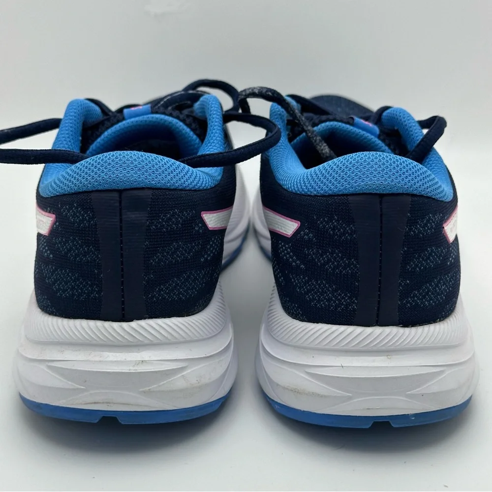 OASIS Everyday Comfort AmpliFoam Contend Blue Pink Stripe Sneakers Size … - Picture 6 of 12